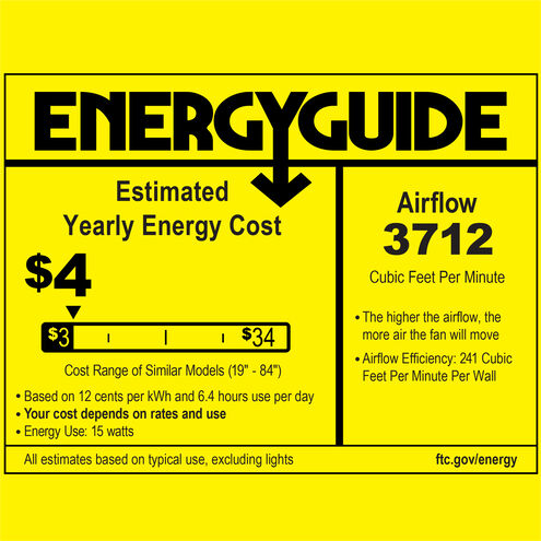 Rozzen 52 inch Matte White Indoor/Outdoor Ceiling Fan