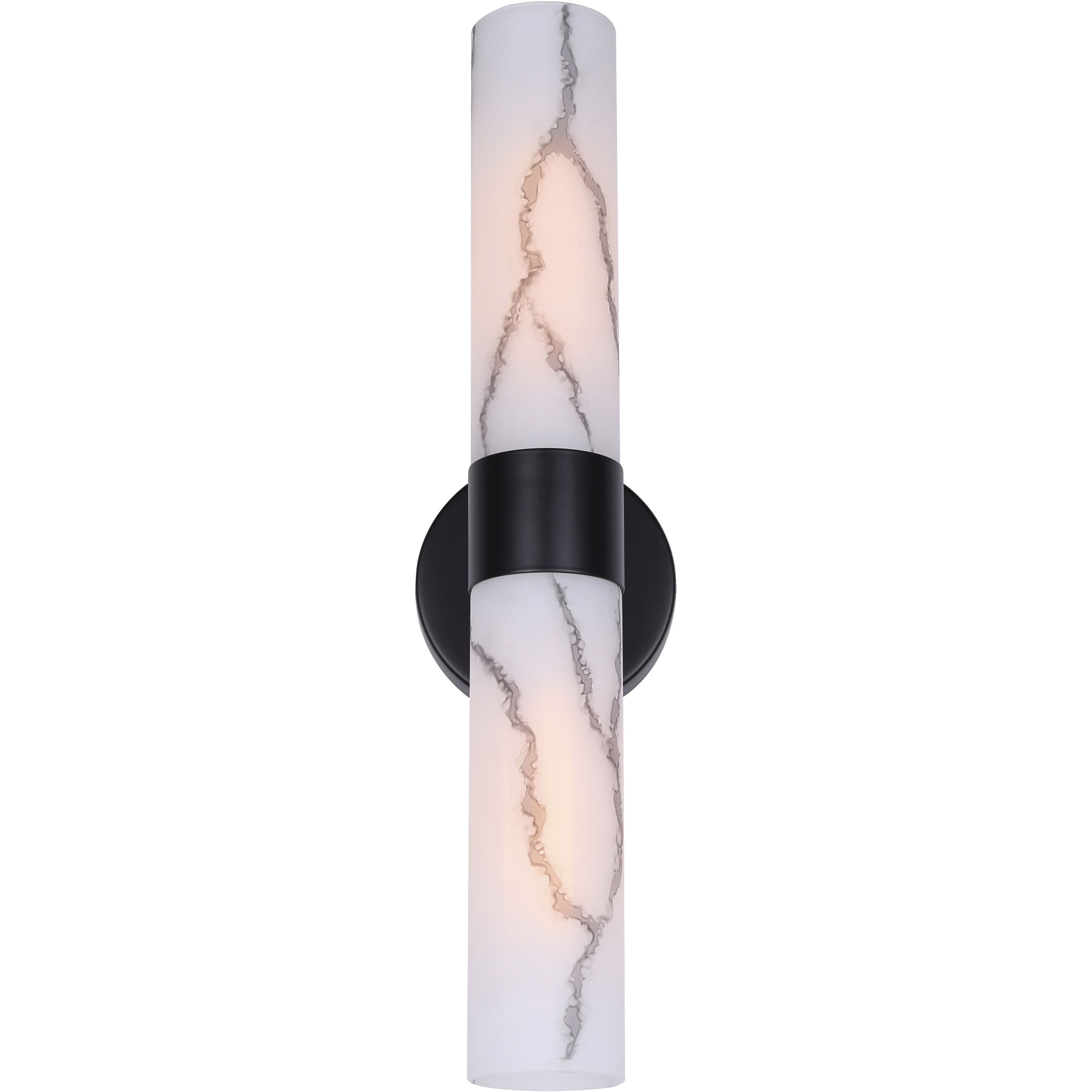 Kristella 2 Light 6 inch Black Vanity Light Wall Light