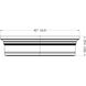 Bentley LED 16 inch Matte Black Flush Mount Ceiling Light