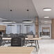 Pi LED 30 inch Satin Black Pendant Ceiling Light