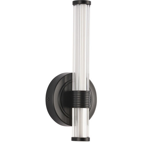 Alora Mood Elsie LED 1.75 inch Matte Black Bath Vanity Light Wall Light