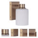 Bretton 1 Light 5 inch Satin Brass Wall Sconce Wall Light