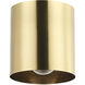 Theron 1 Light 4.75 inch Aged Brass Flush Mount Ceiling Light