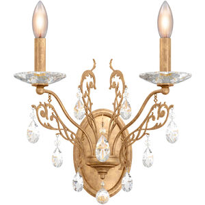 Filigrae 2 Light 9.5 inch French Gold Wall Sconce Wall Light