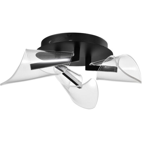 Sedona LED 22 inch Matte Black Flush Mount Ceiling Light