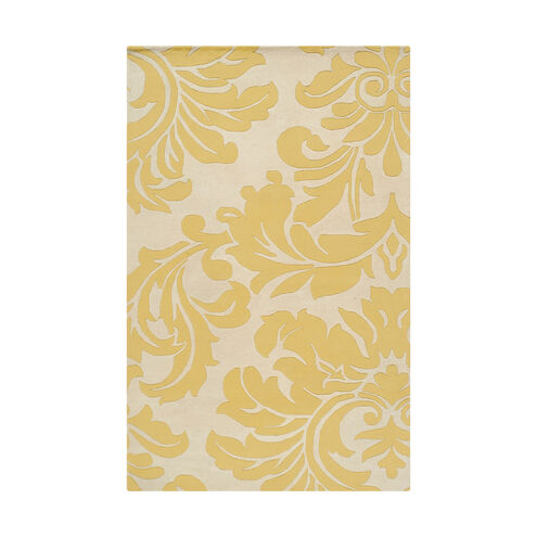 Athena 168 X 120 inch Yellow and Neutral Area Rug, Wool