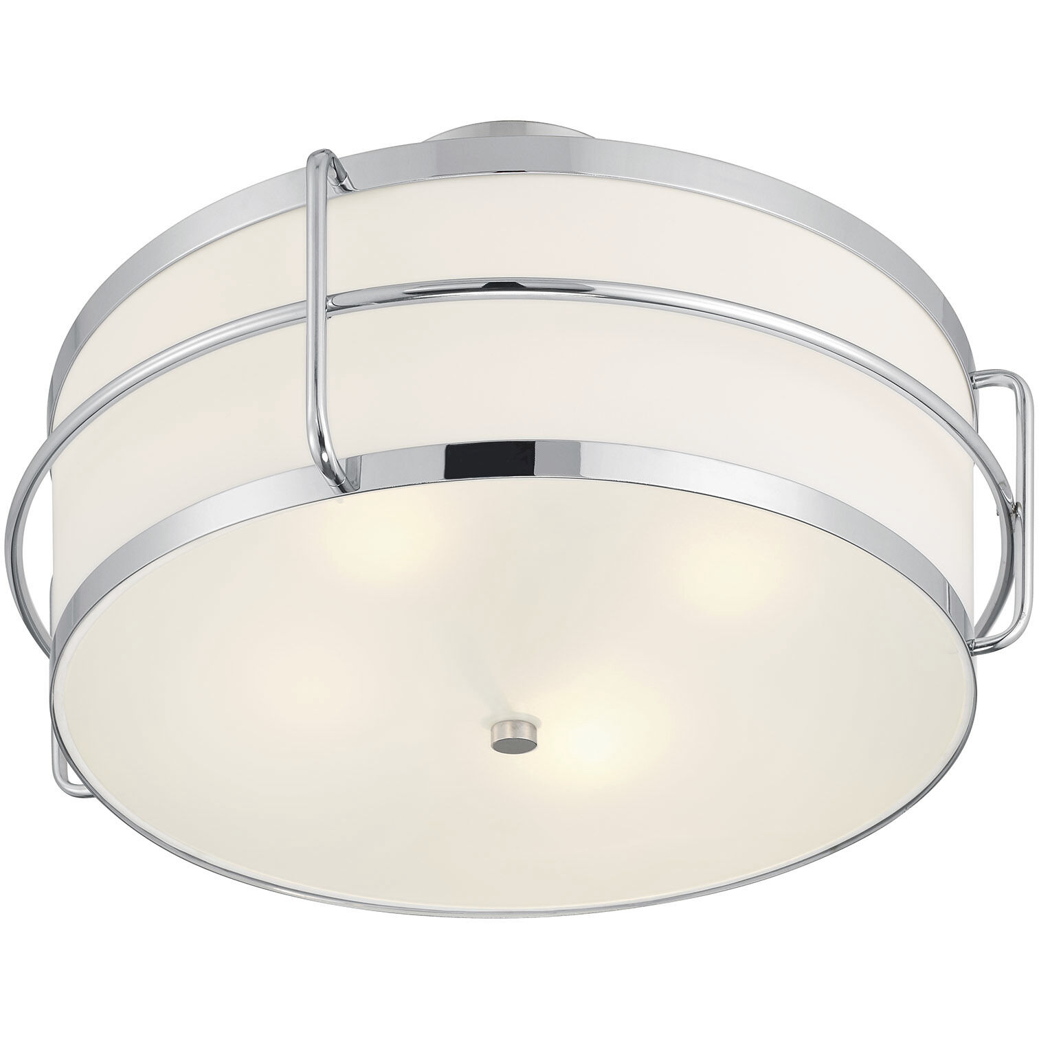 Chauncey 4 Light 22 inch Chrome Semi-Flush Ceiling Light