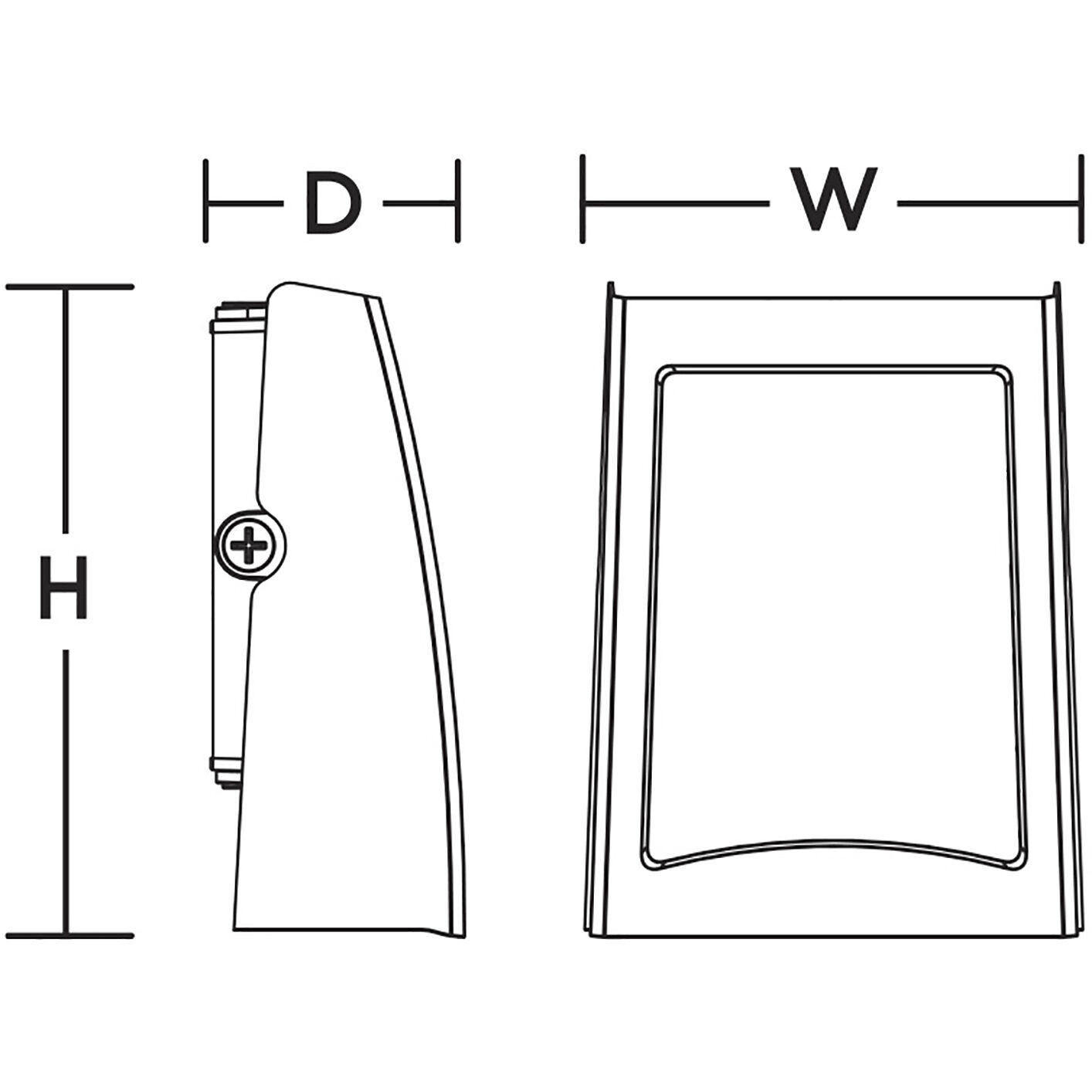 Poly LED 11 inch White Outdoor Sconce