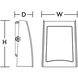 Poly LED 11 inch White Outdoor Sconce