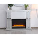 Raiden Clear Mantle with Fireplace