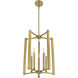 Benson 5 Light 15.5 inch Warm Brass Pendant Ceiling Light, Essentials