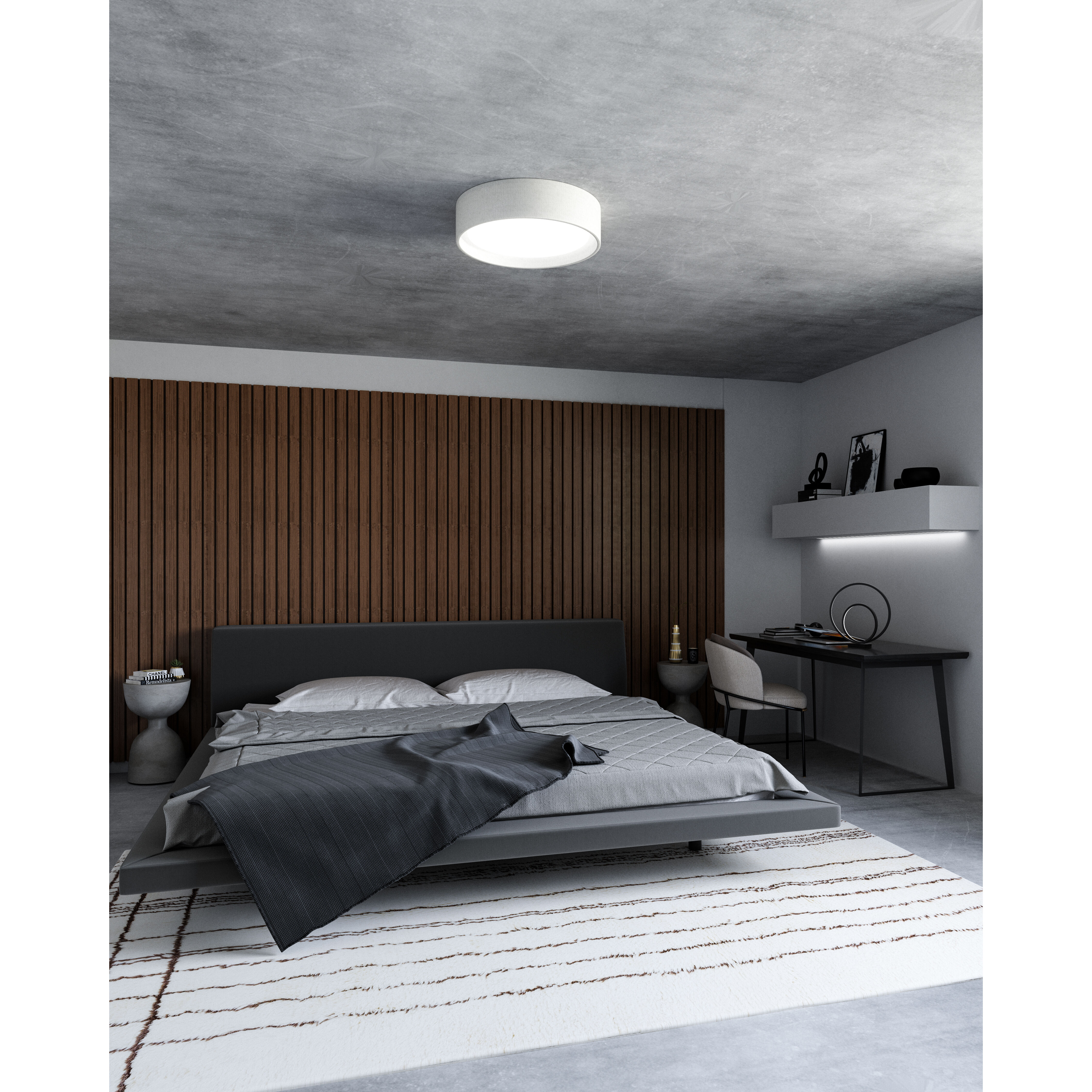 Dalton led flushmount by on sale kuzco lighting