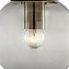 Lencho 21.25 inch 25 watt Brushed Nickel Table Lamp Portable Light in Brushed Nickel / Smoke