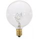 Lumos Incandescent G16 1/2 Candelabra E12 15 watt 120V 2700K Light Bulb