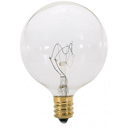Lumos Incandescent G16 1/2 Candelabra E12 15 watt 120V 2700K Light Bulb