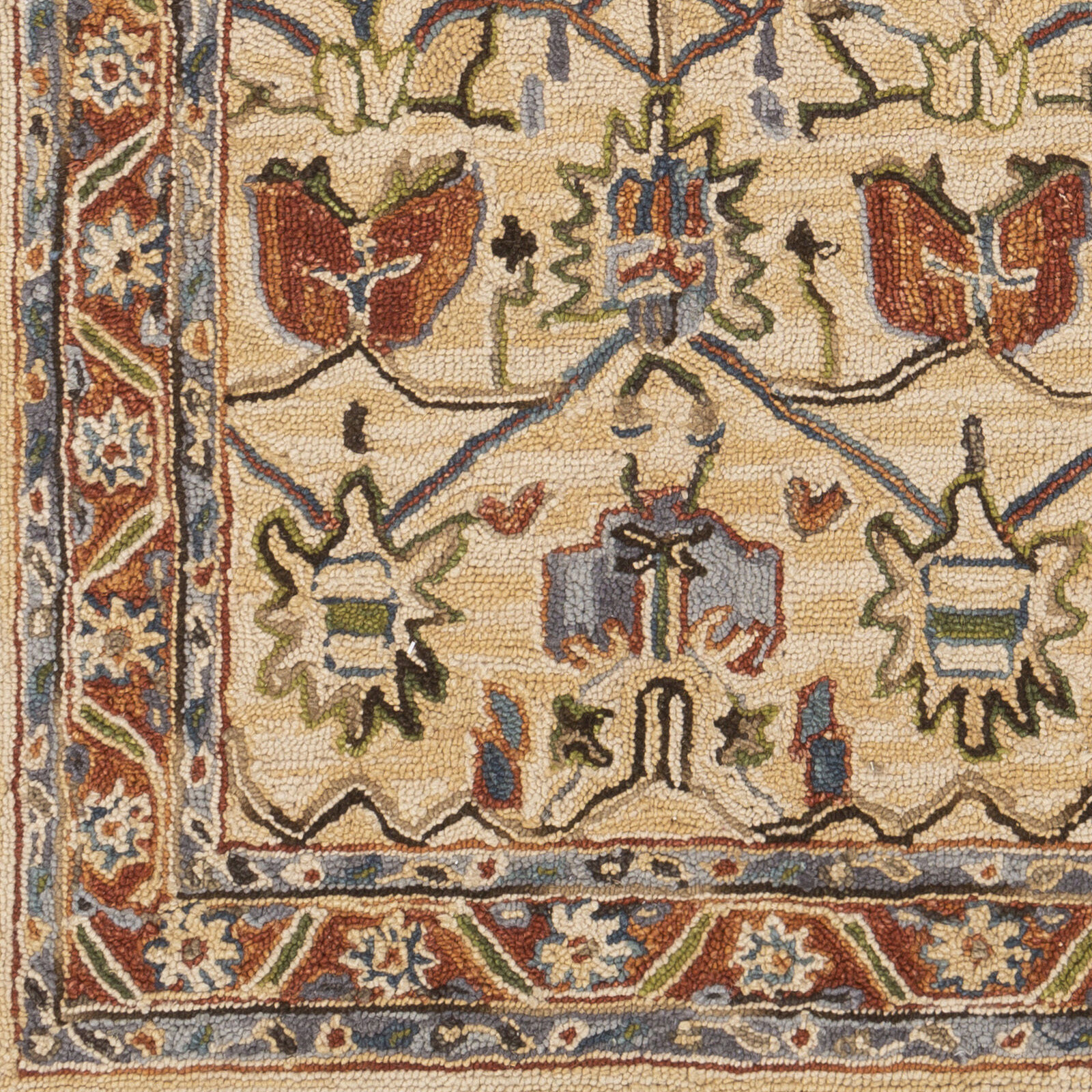 Artemis 36 X 24 inch Brick Red Rug in 2 x 3, Rectangle