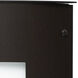 Moto 8 1 Light 10.25 inch Black Outdoor Sconce