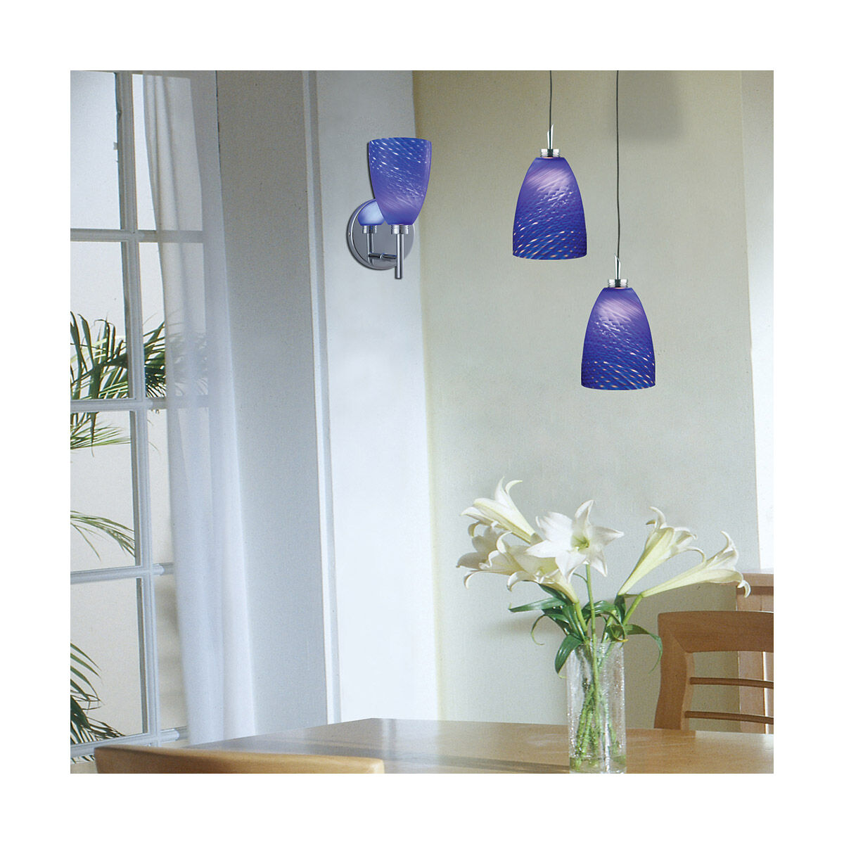 Goblet 1 Light 4 inch Chrome Mini Pendant Ceiling Light