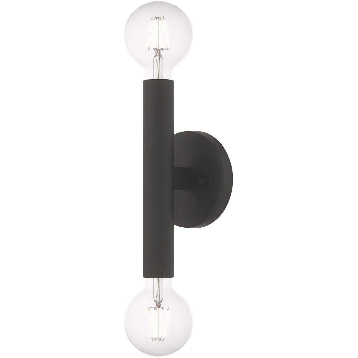 Copenhagen 2 Light 5 inch Black ADA ADA Wall Sconce Wall Light