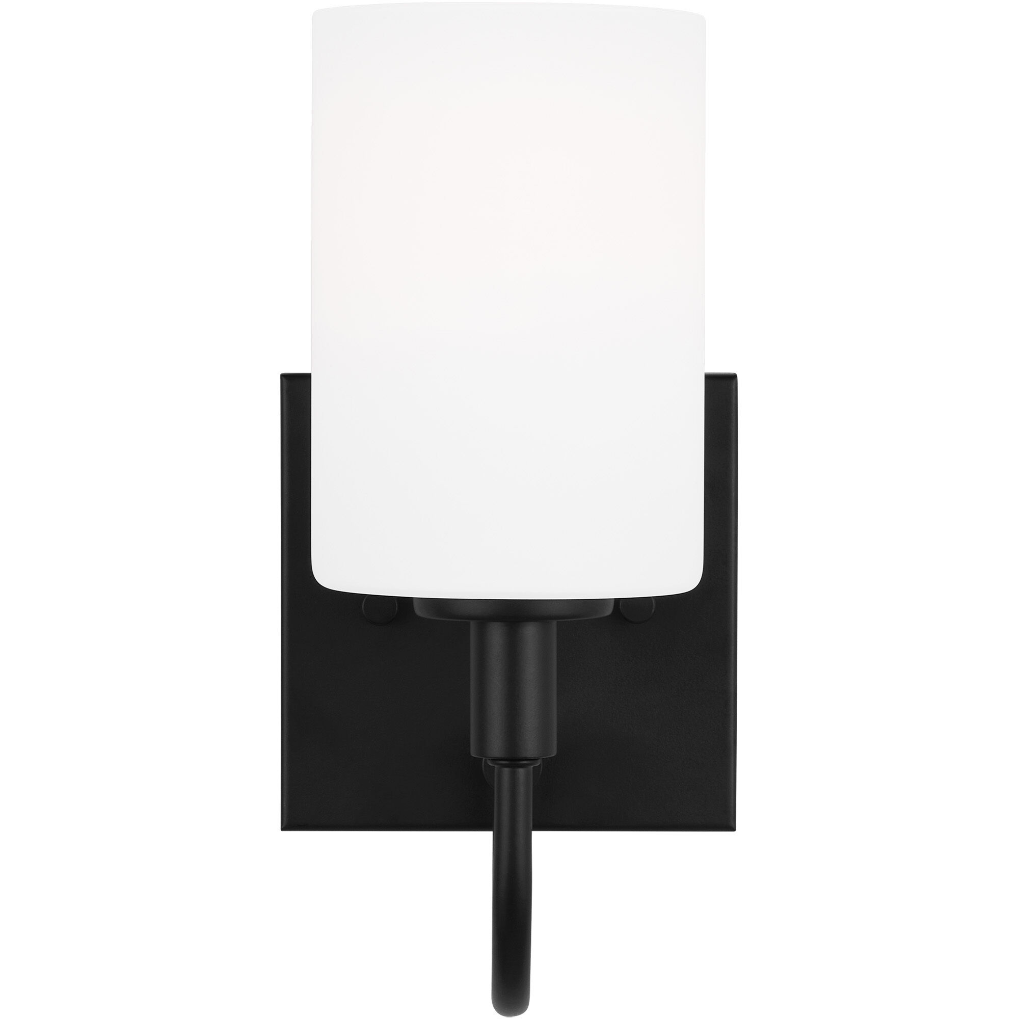 Oak Moore 1 Light 4.88 inch Midnight Black Bath Vanity Wall Light