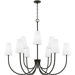Averitt 9 Light 46 inch Matte Black Chandelier Ceiling Light