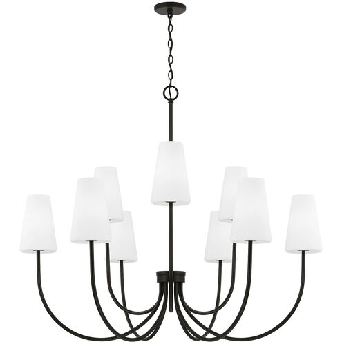 Averitt 9 Light 46 inch Matte Black Chandelier Ceiling Light