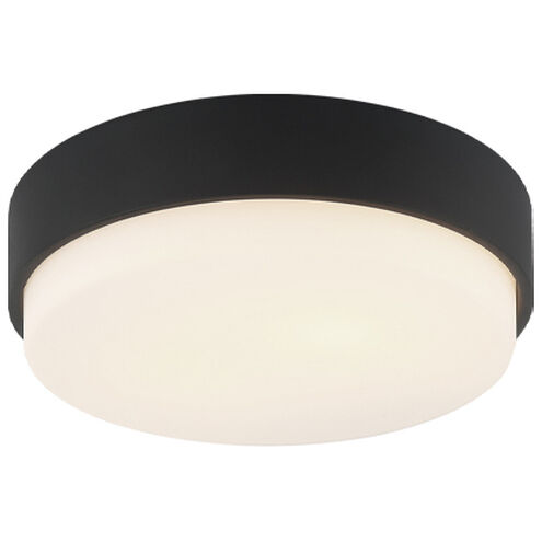 Quintz LED 12 inch Matte Black Flush Mount Ceiling Light