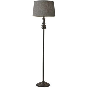 Charles 60 inch 150.00 watt Black Floor Lamp Portable Light, Simplee Adesso