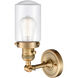 Franklin Restoration Dover LED 5 inch Brushed Brass Sconce Wall Light, Franklin Restoration