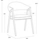 Burgos Belfast Rust Dining Armchair