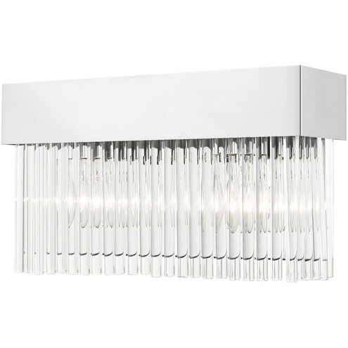 Norwich 2 Light 14 inch Polished Chrome ADA Sconce Wall Light