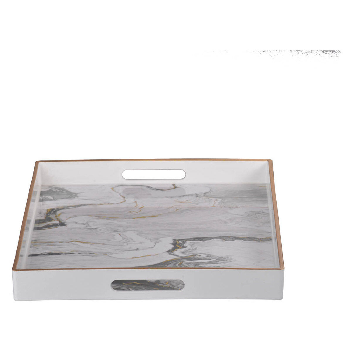 Effra White Tray, Set of 2