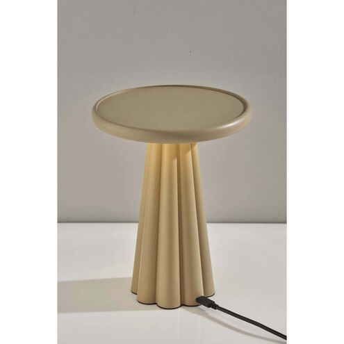 Mattie 10 inch 1.50 watt Beige LED Cordless Table Lamp Portable Light