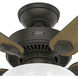 Swanson 44 inch New Bronze with American Walnut/Greyed Walnut Blades Ceiling Fan