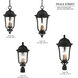 Peale Street 4 Light 12.13 inch Sand Coal And Vermeil Gold Outdoor Hanging Light, The Great Outdoors