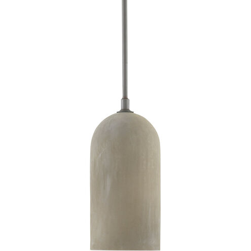 Stonemoss 1 Light 6 inch Hiroshi Gray/Portland Pendant Ceiling Light, Cylindrical