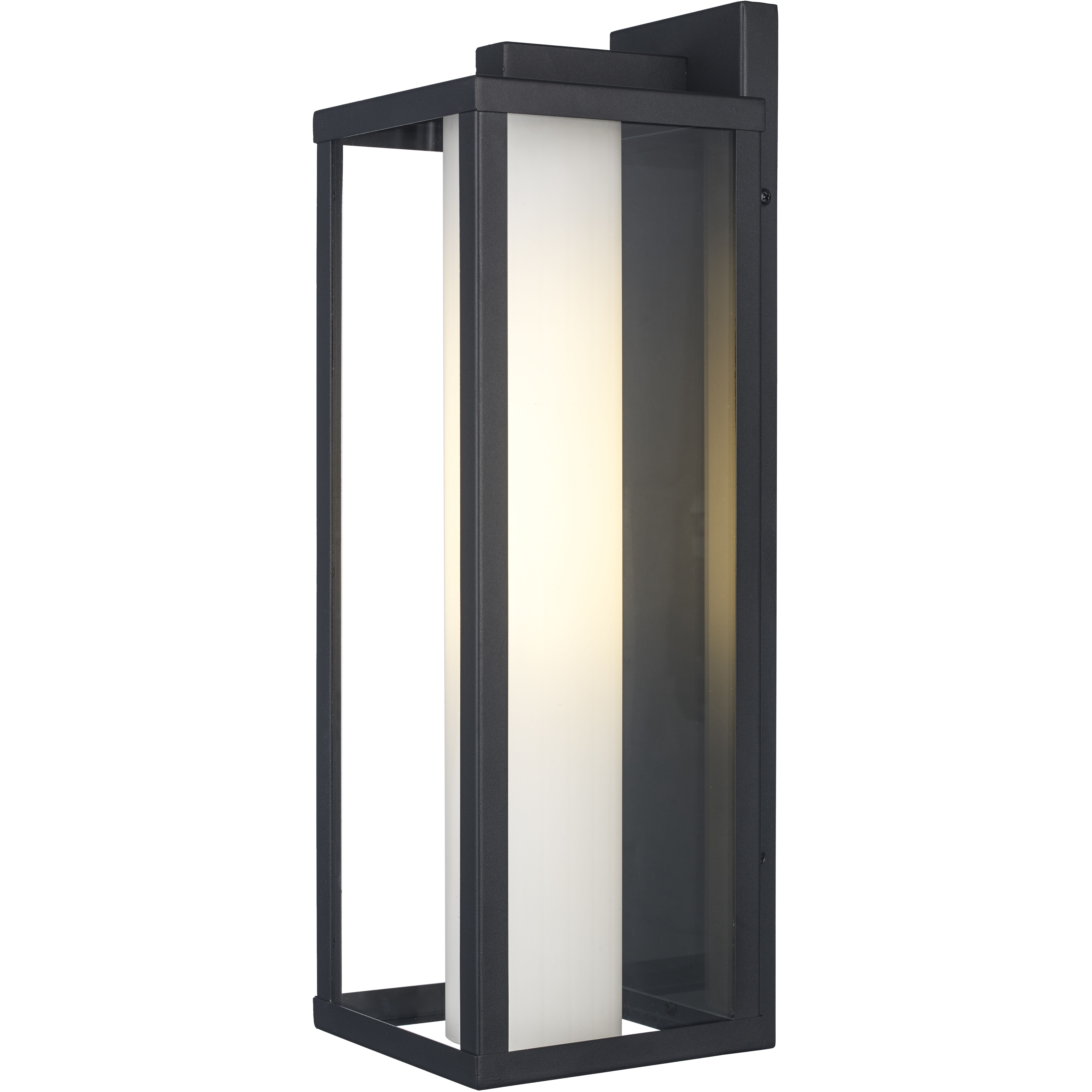 Adler 1 Light 19 inch Black Outdoor Wall Light