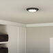 Verge 8 inch Earth Black Flush Mount Ceiling Light