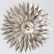 Broche Bath Sconce Wall Light in Antique Silver