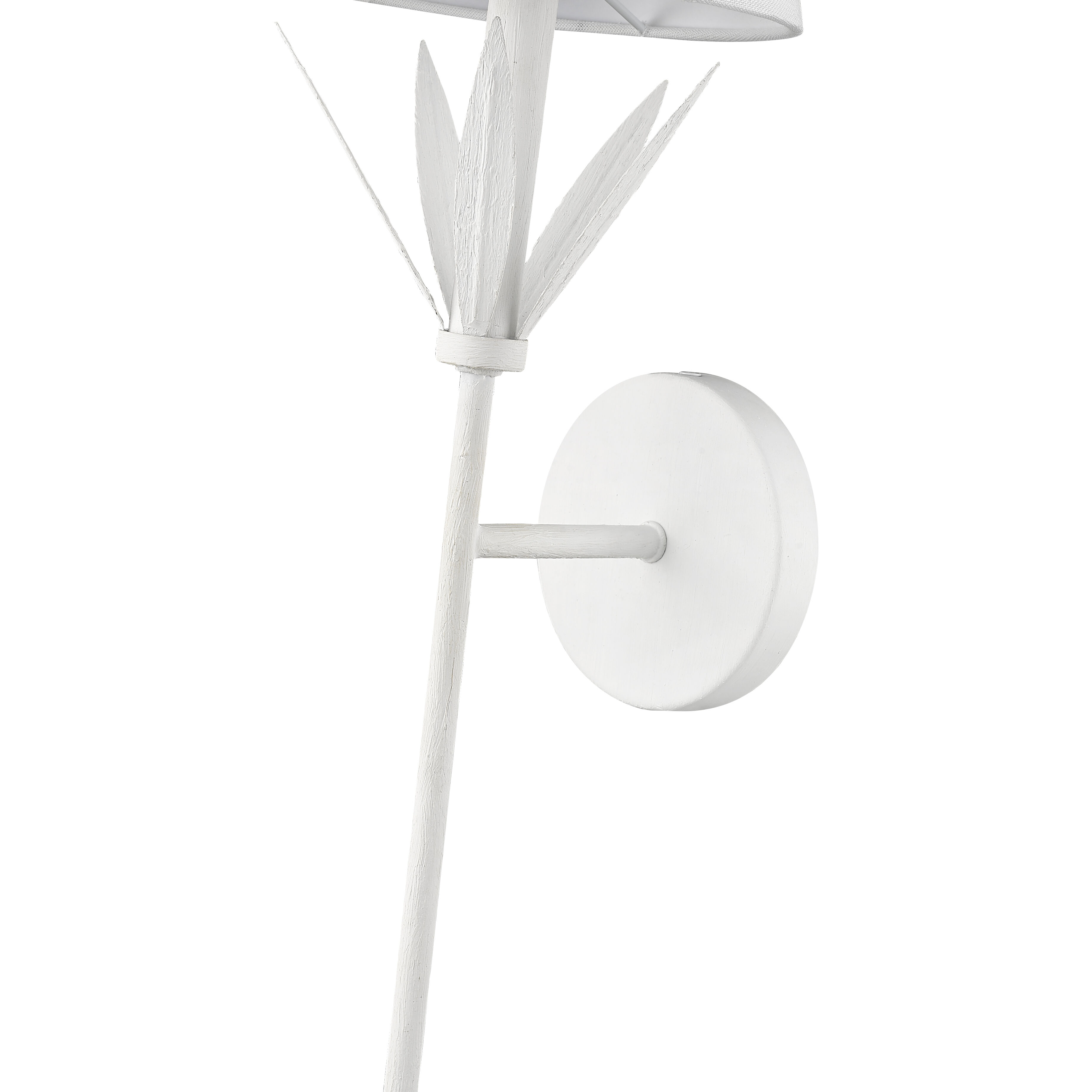 Primrose Wall Sconce Wall Light in Textured White