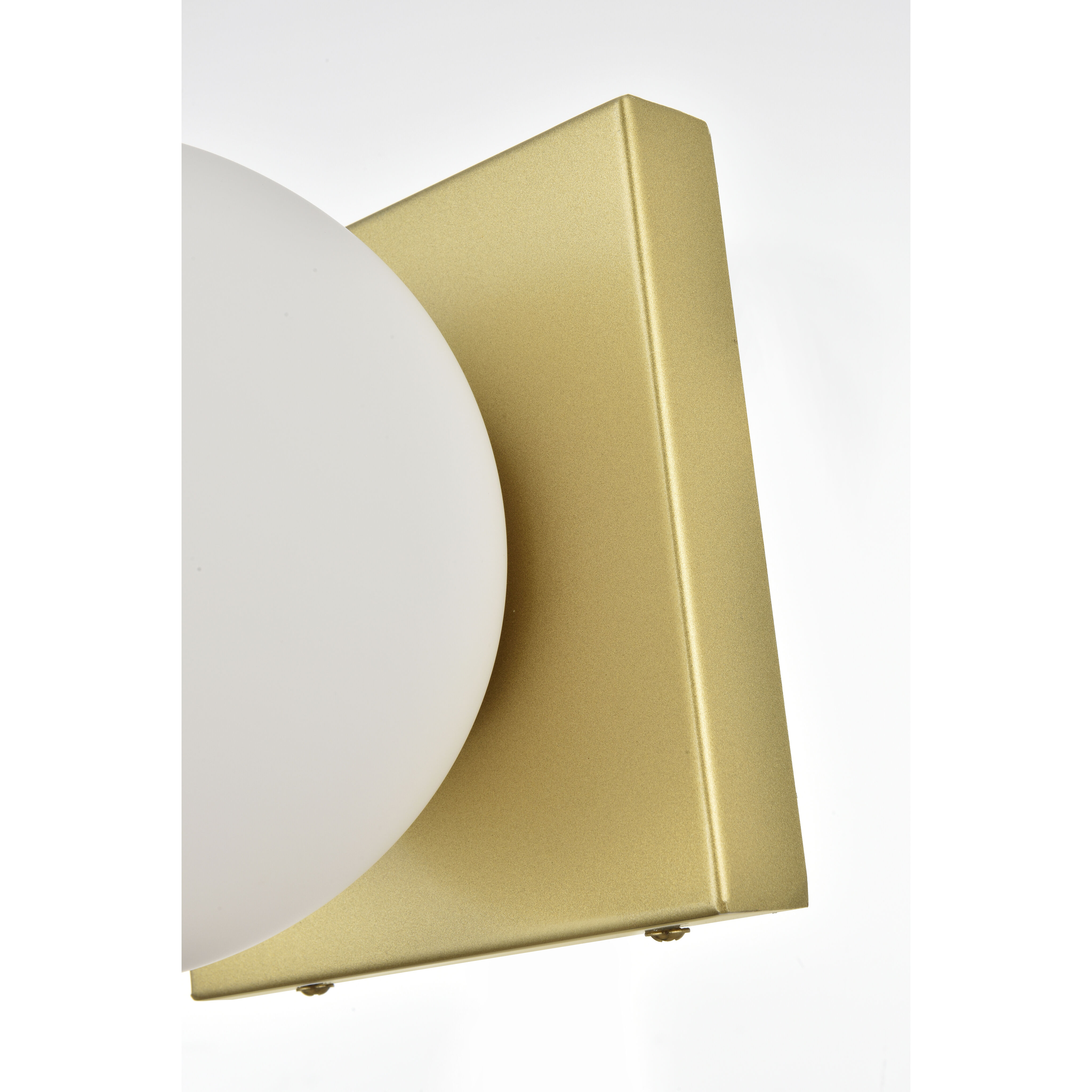 Jaylin 1 Light 6 inch Brass Bath Sconce Wall Light
