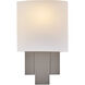 Espille 1 Light 7.5 inch Satin Nickel ADA Wall Sconce Wall Light