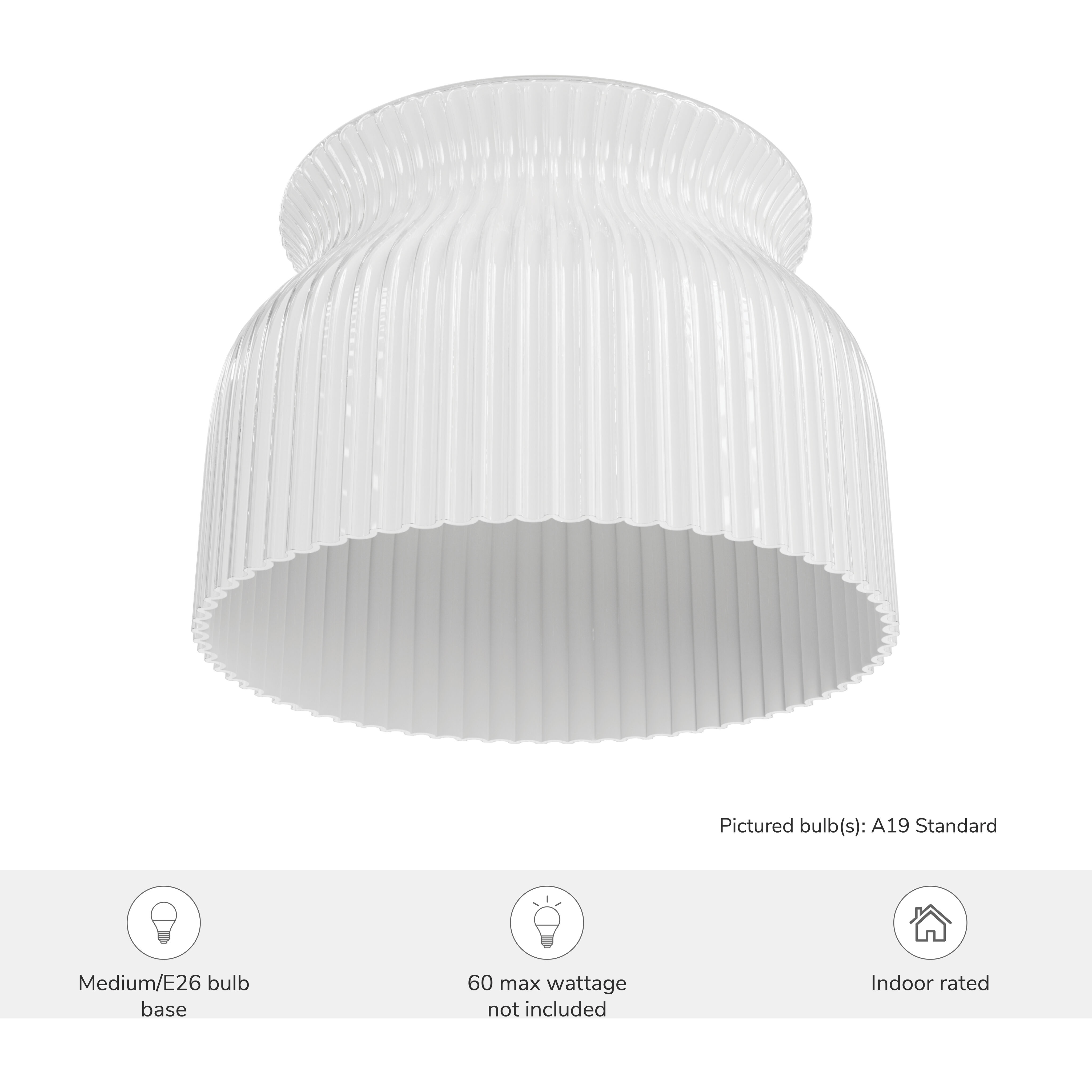 Harlowe 1 Light 14 inch Luxe Gold Flush Mount Ceiling Light, Large