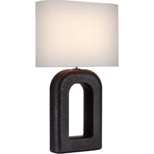 Kelly Wearstler Utopia 33.5 inch 15.00 watt Aged Iron Combed Table Lamp Portable Light, Large