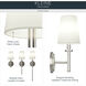 Kleine 1 Light 5.75 inch Brushed Nickel Wall Sconce Wall Light