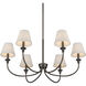 Yep Cambria 6 Light 33.25 inch Oil Rubbed Bronze Chandelier Ceiling Light