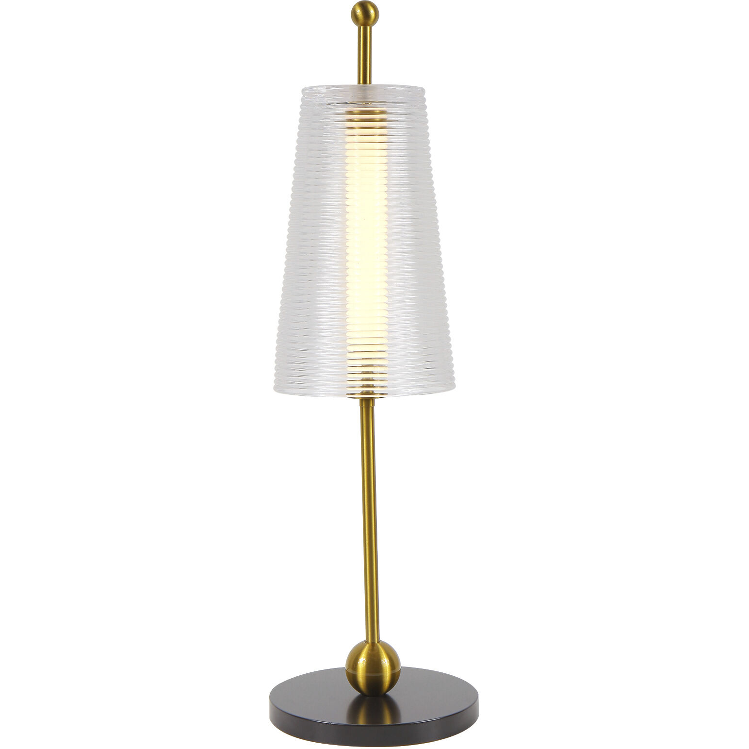 Artisan Collection/TOSCANA Series 20 inch 11 watt Antique Brass Table Lamp Portable Light