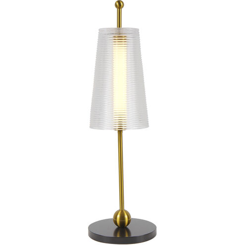 Artisan Collection/TOSCANA Series 20 inch 11.00 watt Antique Brass Table Lamp Portable Light