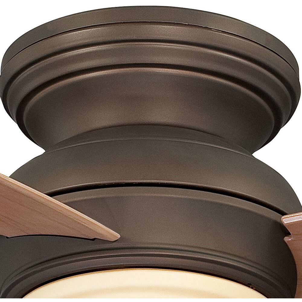 Traditional Concept 52 inch Oil Rubbed Bronze with Medium Maple Blades Outdoor Ceiling Fan