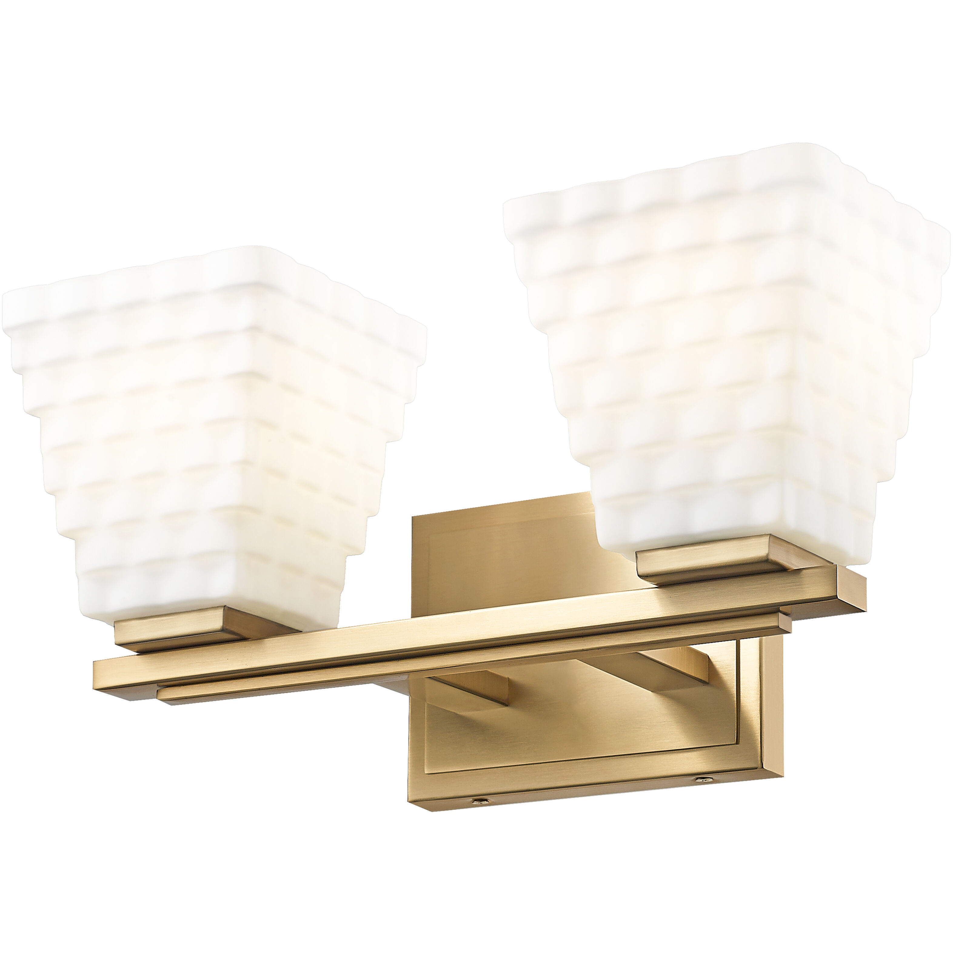 Annalise 2 Light 14 inch Modern Gold Vanity Wall Light